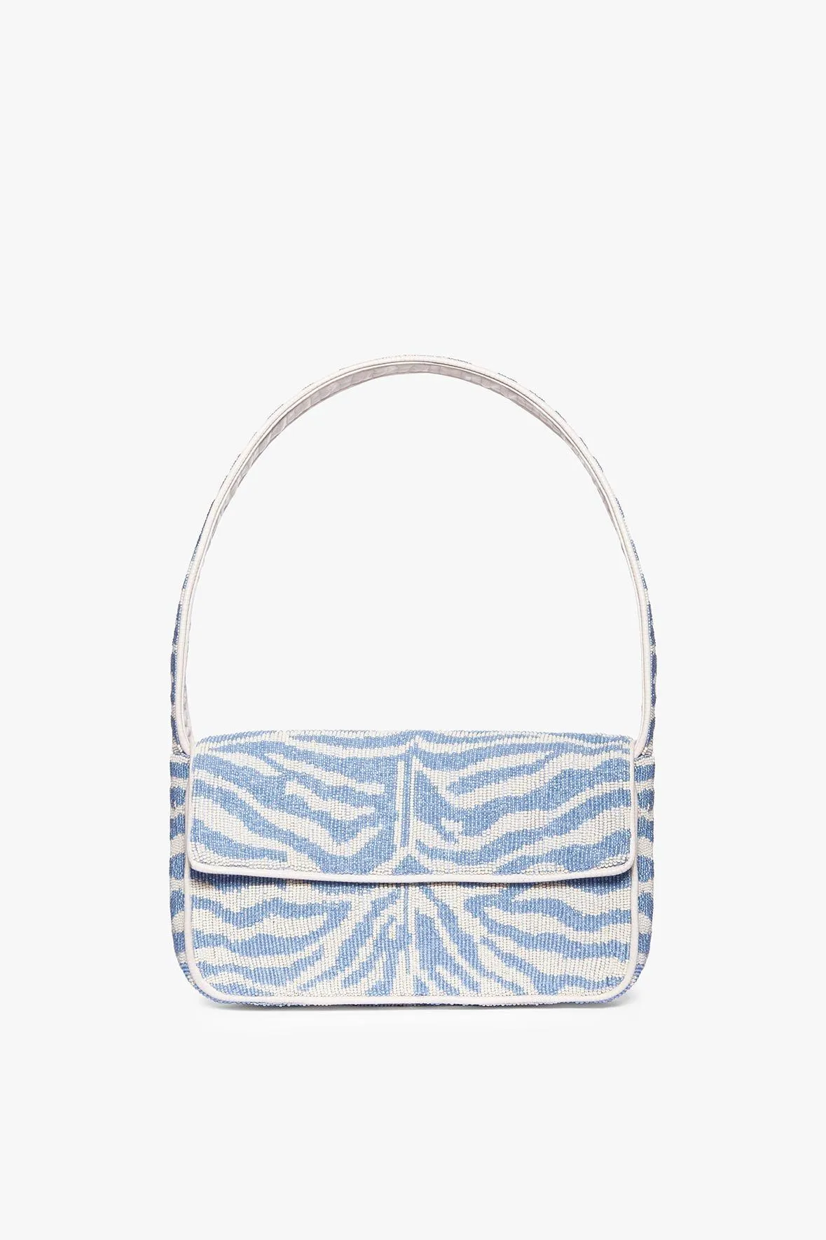 TOMMY BEADED BAG | LIGHT BLUE CREAM