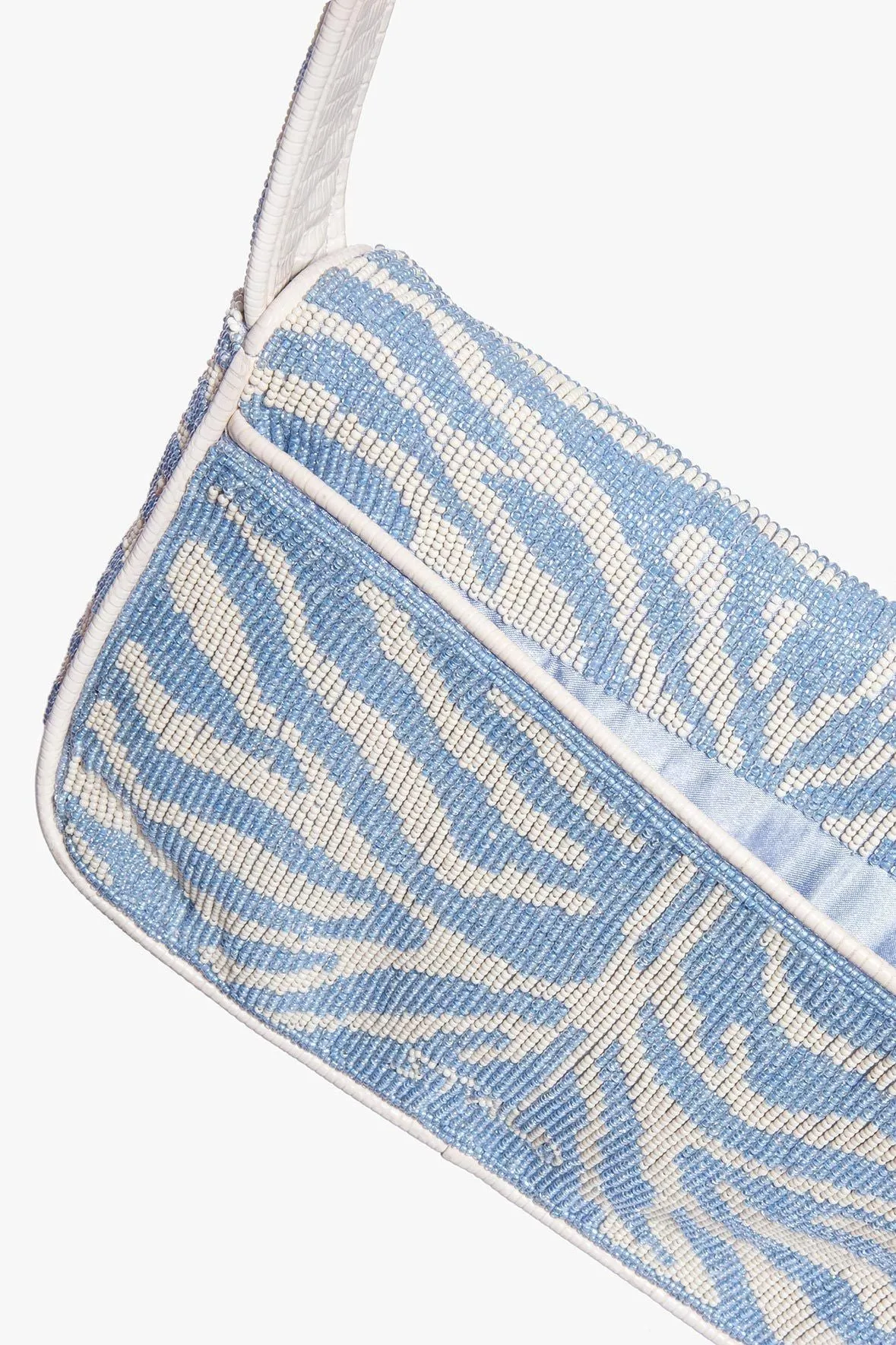 TOMMY BEADED BAG | LIGHT BLUE CREAM