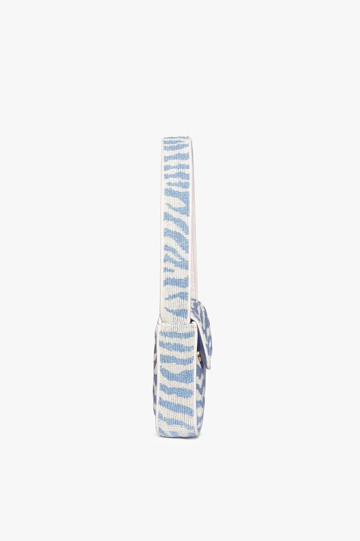 TOMMY BEADED BAG | LIGHT BLUE CREAM