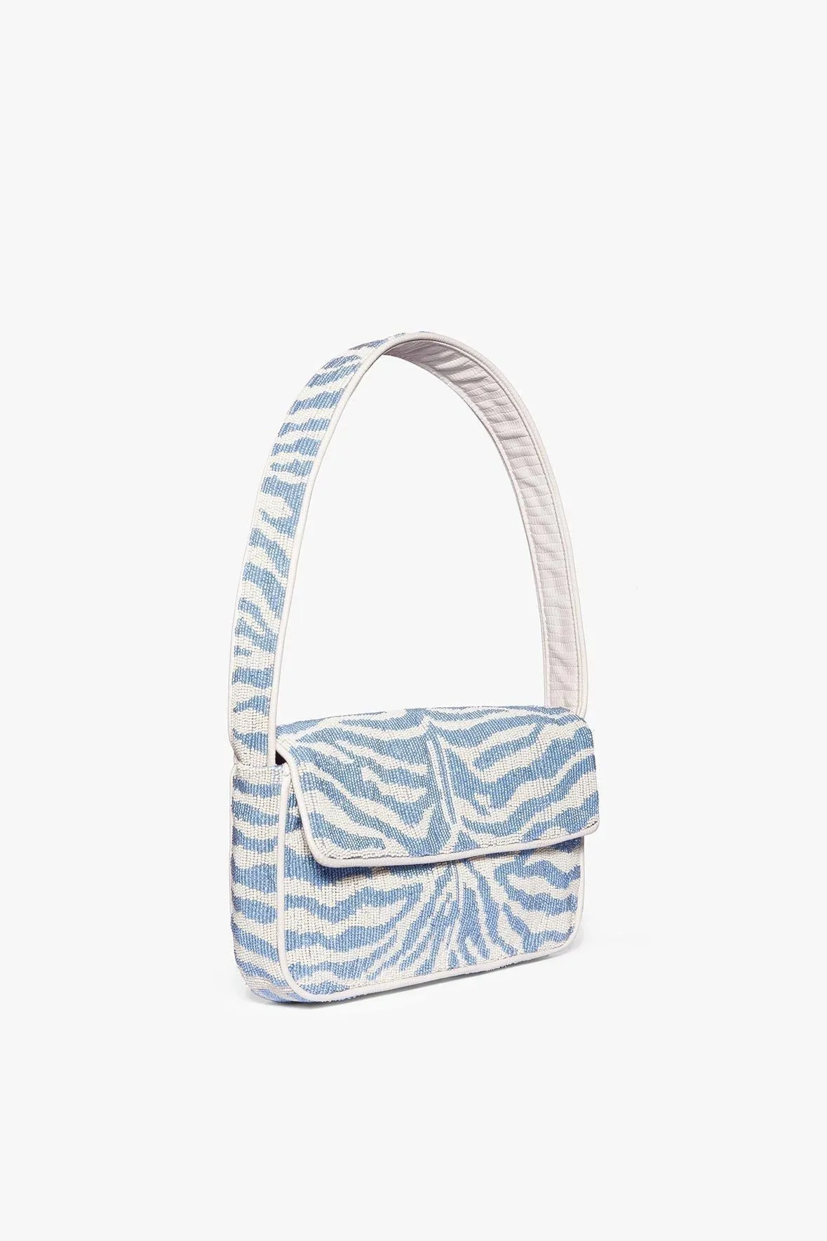TOMMY BEADED BAG | LIGHT BLUE CREAM