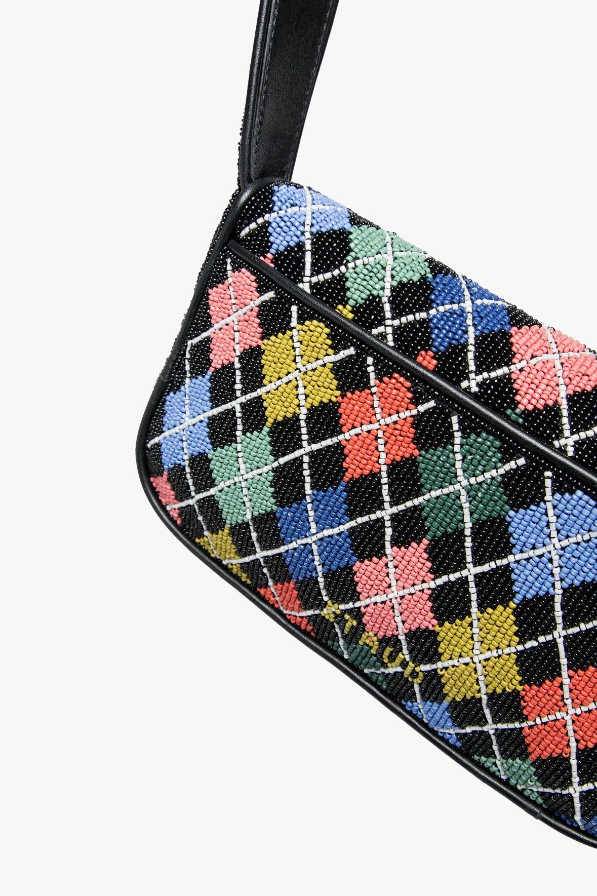 TOMMY BEADED BAG | MULTI ARGYLE