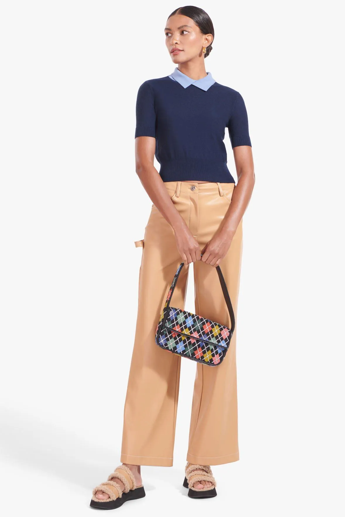TOMMY BEADED BAG | MULTI ARGYLE