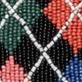 TOMMY BEADED BAG | MULTI ARGYLE