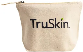 TruSkin 100% Organic Cotton Zippered Pouch/Cosmetic Bag