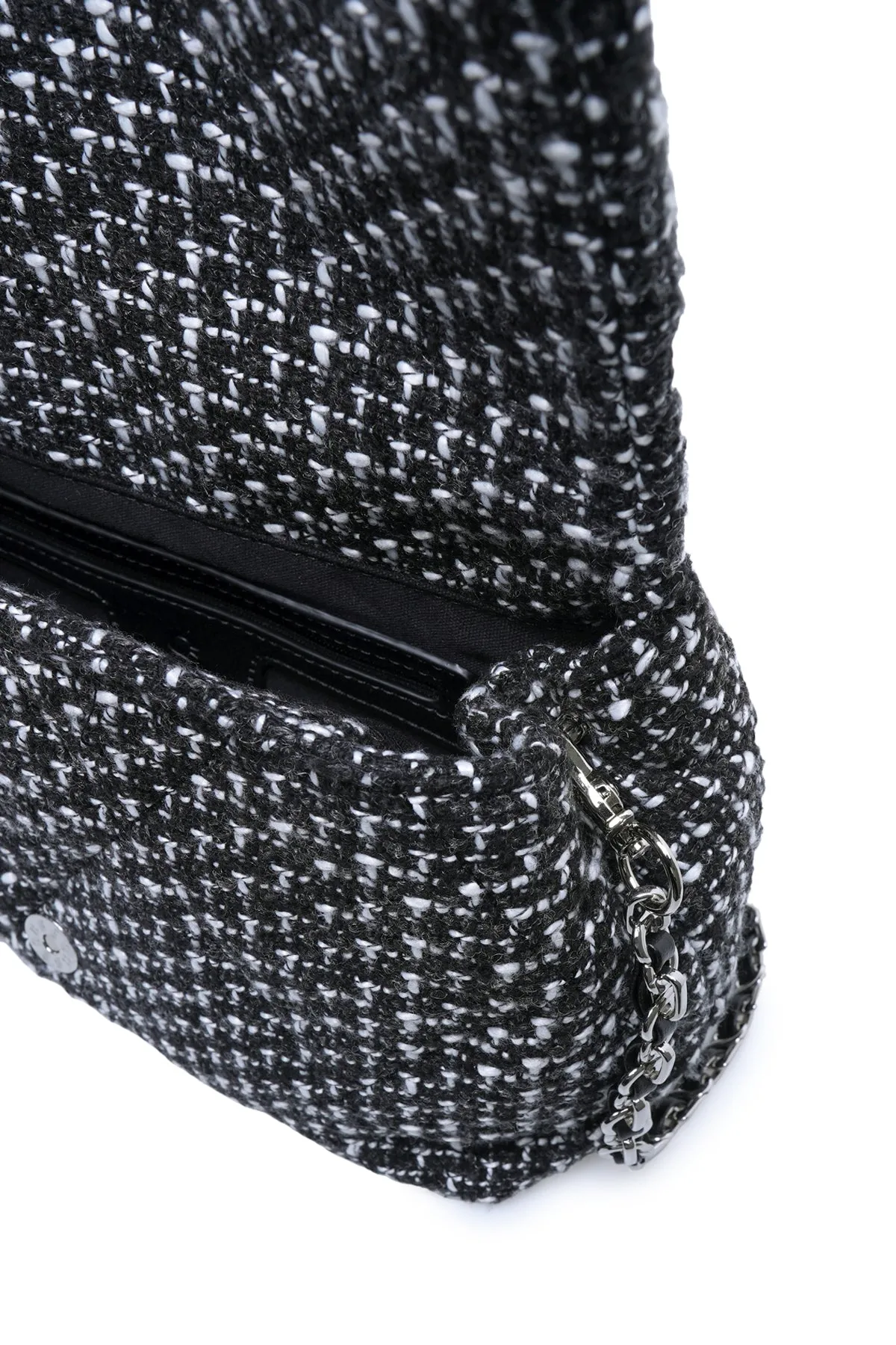 Tweed Zoey Bag - Early Black