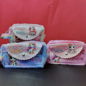 Unicorn Theme  Pouch.