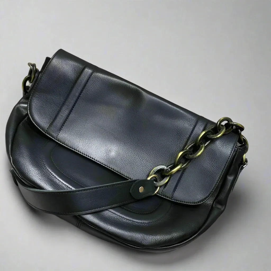Vintage Fever Saddle Tote Shoulder Bag