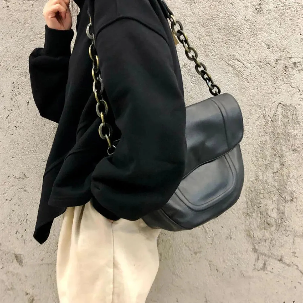 Vintage Fever Saddle Tote Shoulder Bag