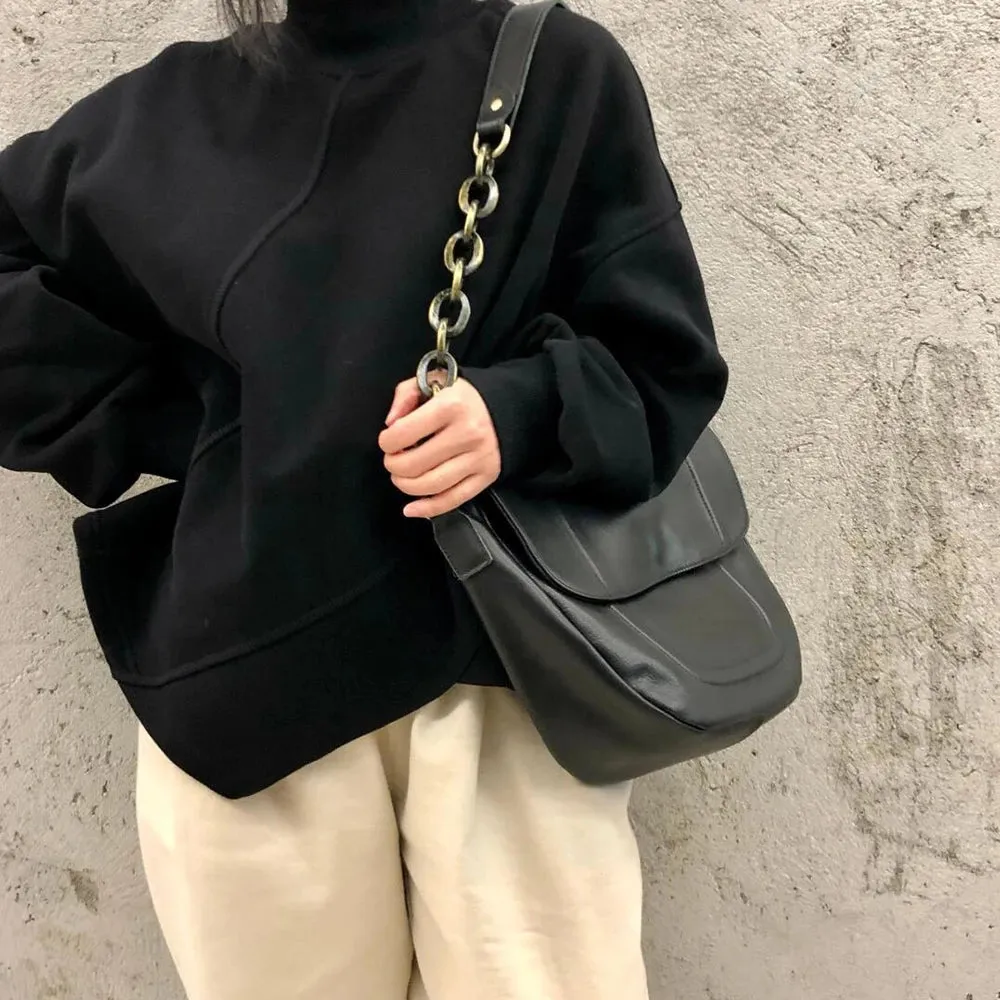Vintage Fever Saddle Tote Shoulder Bag