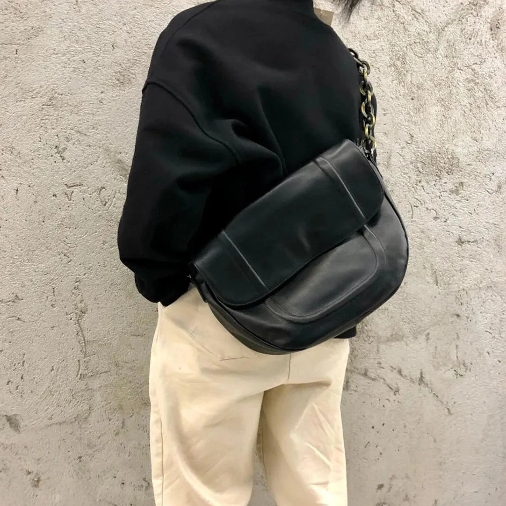 Vintage Fever Saddle Tote Shoulder Bag
