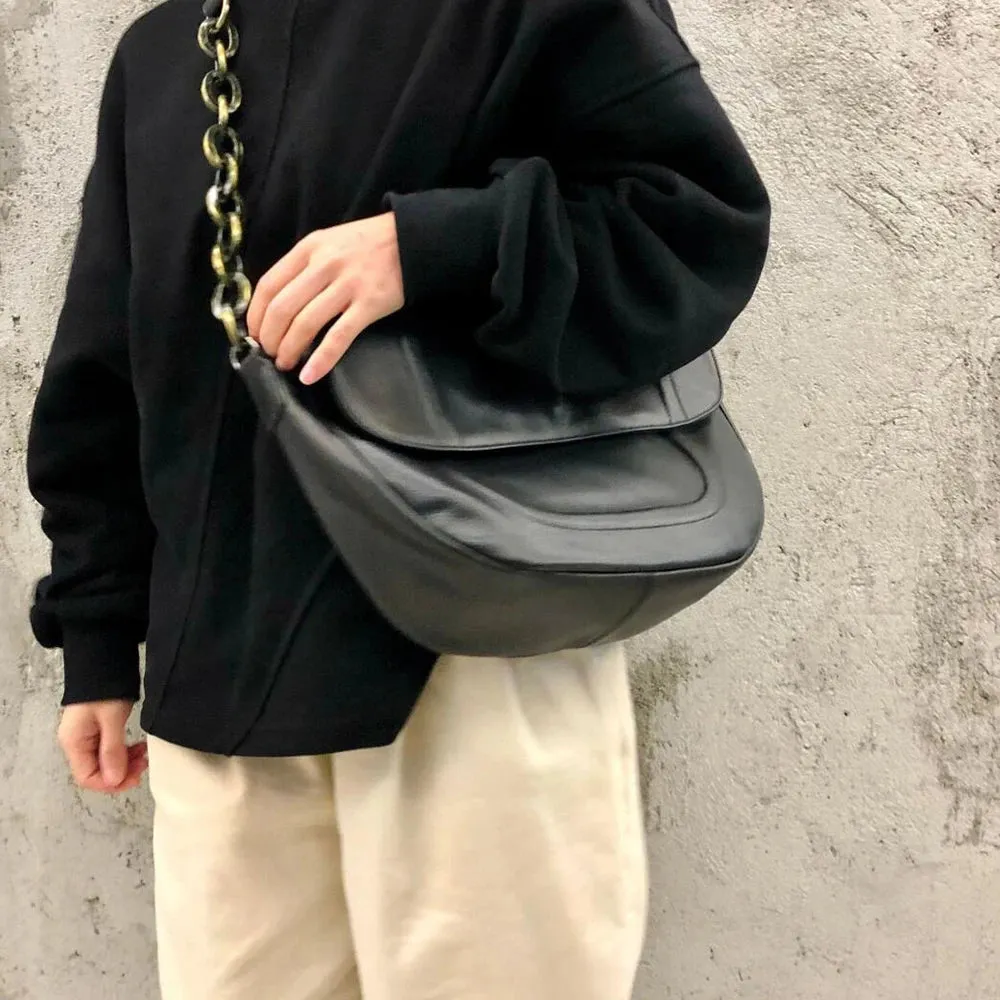 Vintage Fever Saddle Tote Shoulder Bag