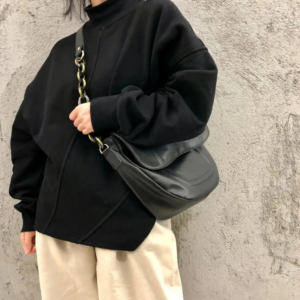 Vintage Fever Saddle Tote Shoulder Bag