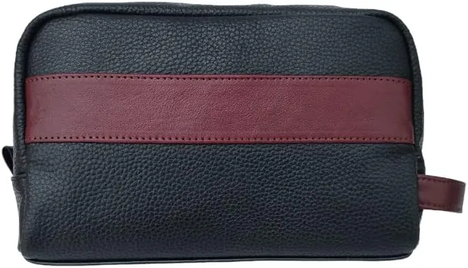 Walter Leather Washbag  - Oxblood