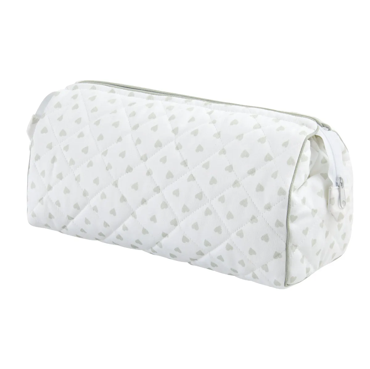 Wash Bag Heart Grey