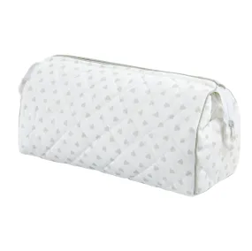 Wash Bag Heart Grey