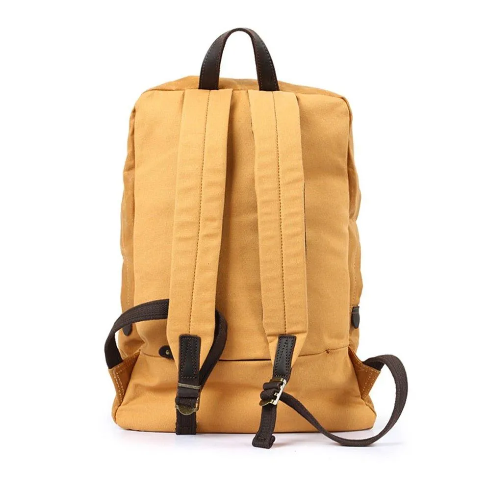 Waterproof Waxed Canvas Backpack Laptop Daypack