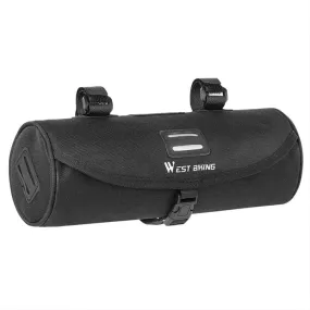 WEST BIKING YP0707247 Cycling Crossbeam Handle Drum Bag(Black)