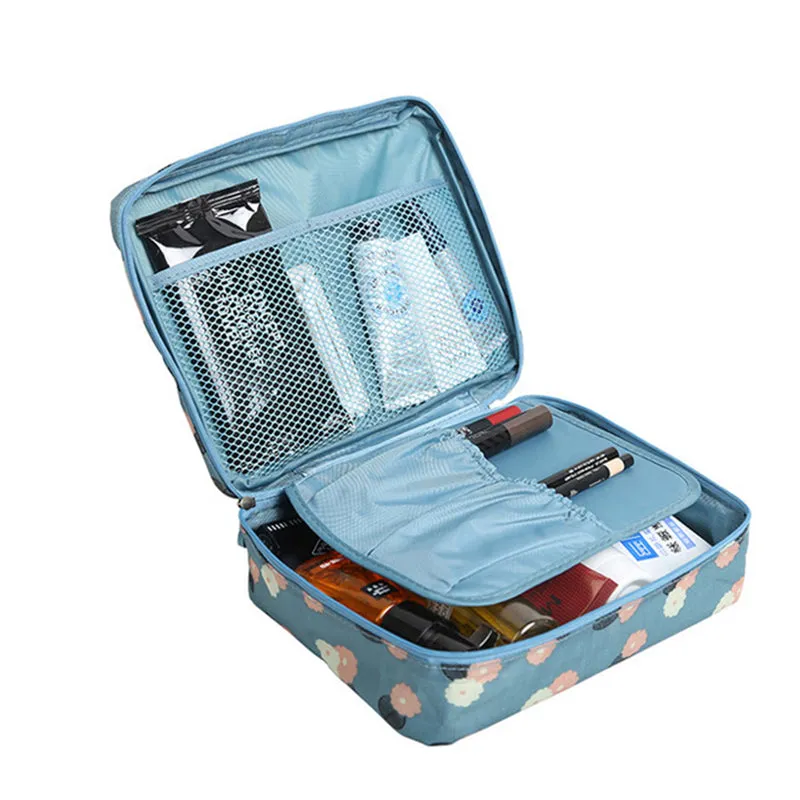 Women high quality waterproof Cosmetic  Make Up Bag travel organizer