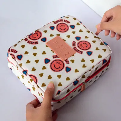 Women high quality waterproof Cosmetic  Make Up Bag travel organizer