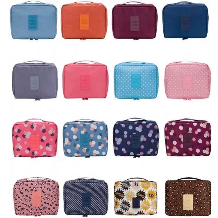 Women high quality waterproof Cosmetic  Make Up Bag travel organizer
