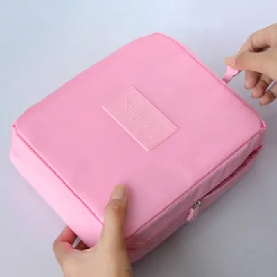 Women high quality waterproof Cosmetic  Make Up Bag travel organizer