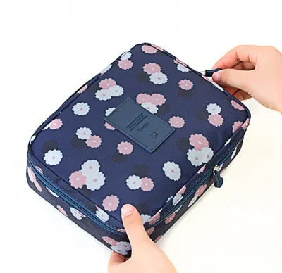 Women high quality waterproof Cosmetic  Make Up Bag travel organizer