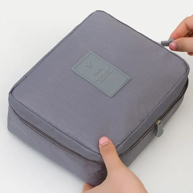 Women high quality waterproof Cosmetic  Make Up Bag travel organizer