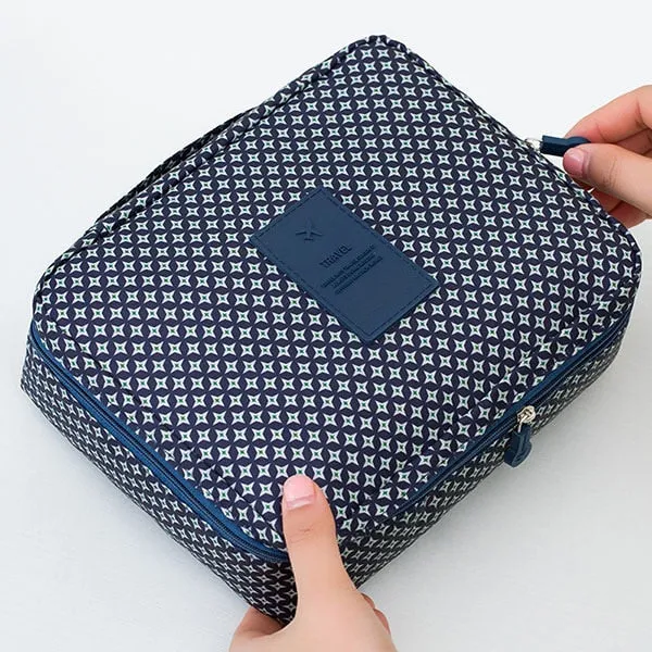 Women high quality waterproof Cosmetic  Make Up Bag travel organizer