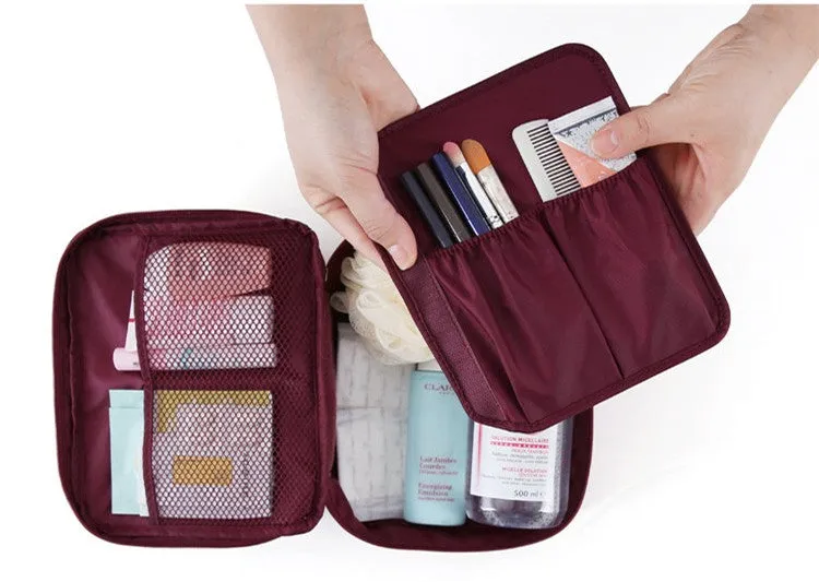 Women high quality waterproof Cosmetic  Make Up Bag travel organizer