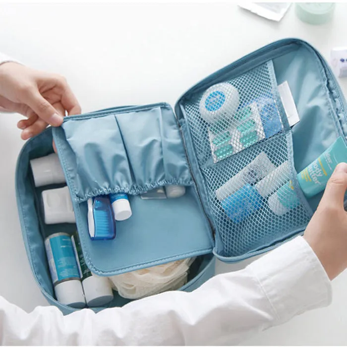 Women high quality waterproof Cosmetic  Make Up Bag travel organizer