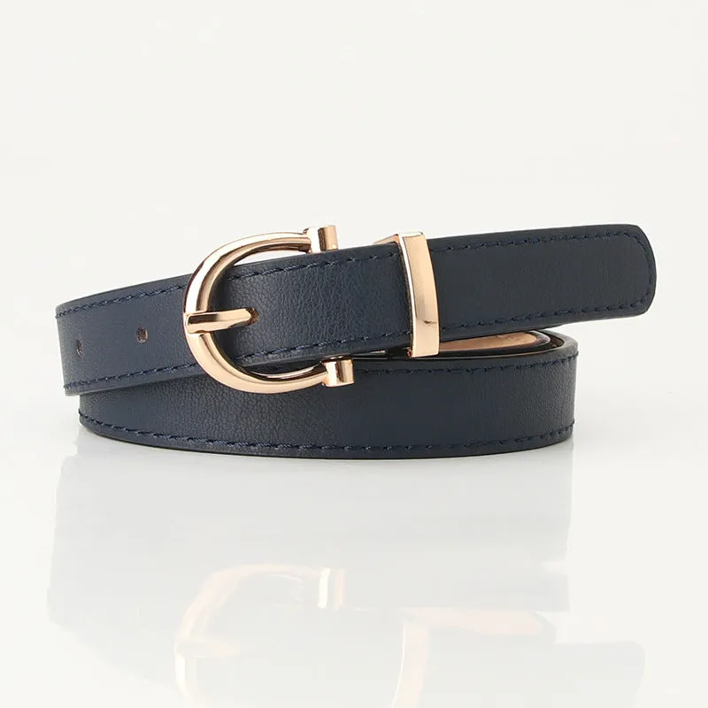 Women's Korean-Style Fashion Belt Student Jeans Decorative Thin Belt Clothing Matching Belt for Women