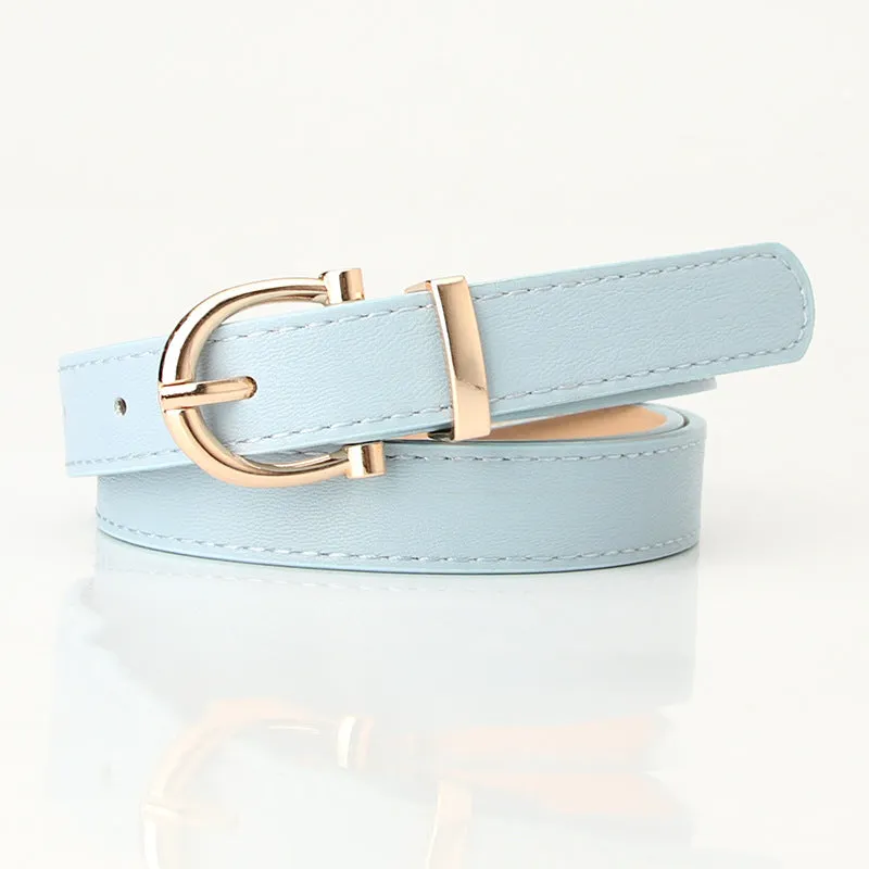 Women's Korean-Style Fashion Belt Student Jeans Decorative Thin Belt Clothing Matching Belt for Women
