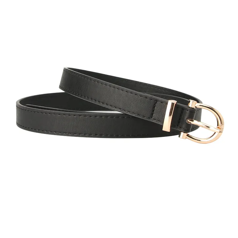 Women's Korean-Style Fashion Belt Student Jeans Decorative Thin Belt Clothing Matching Belt for Women