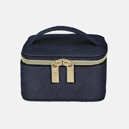Woven Cosmetic Bag Collection | Navy