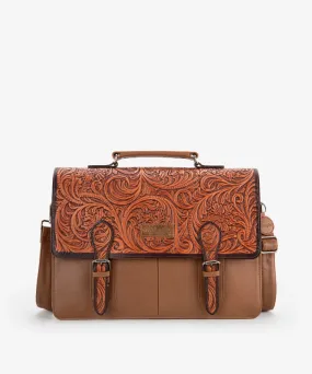 Wrangler Genuine Leather Messenger Bag
